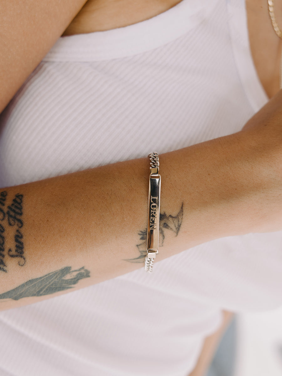d*e様 LOREN STEWART ブレスレット Watts ID Bracelet – Loren Stewart
