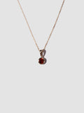 Garnet Bezel Pendant