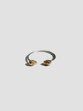 Mini Diamond Eyes Skull Ring