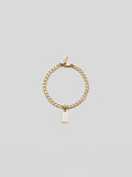Xl Lightweight Havana Bracelet "Baby Collection":14Kt Yellow Gold Havana Chain  Length: 5”