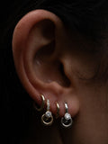 Pierced Barbell Huggies