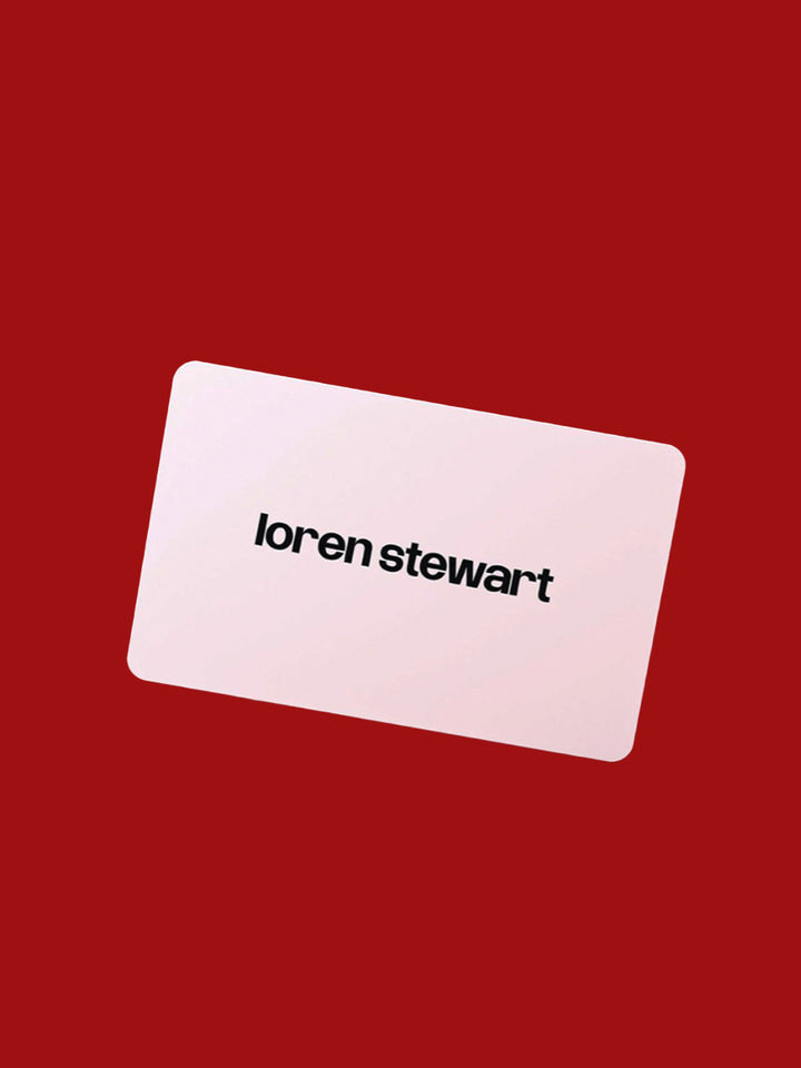 Pictured of Digital Gift card on red background. 
