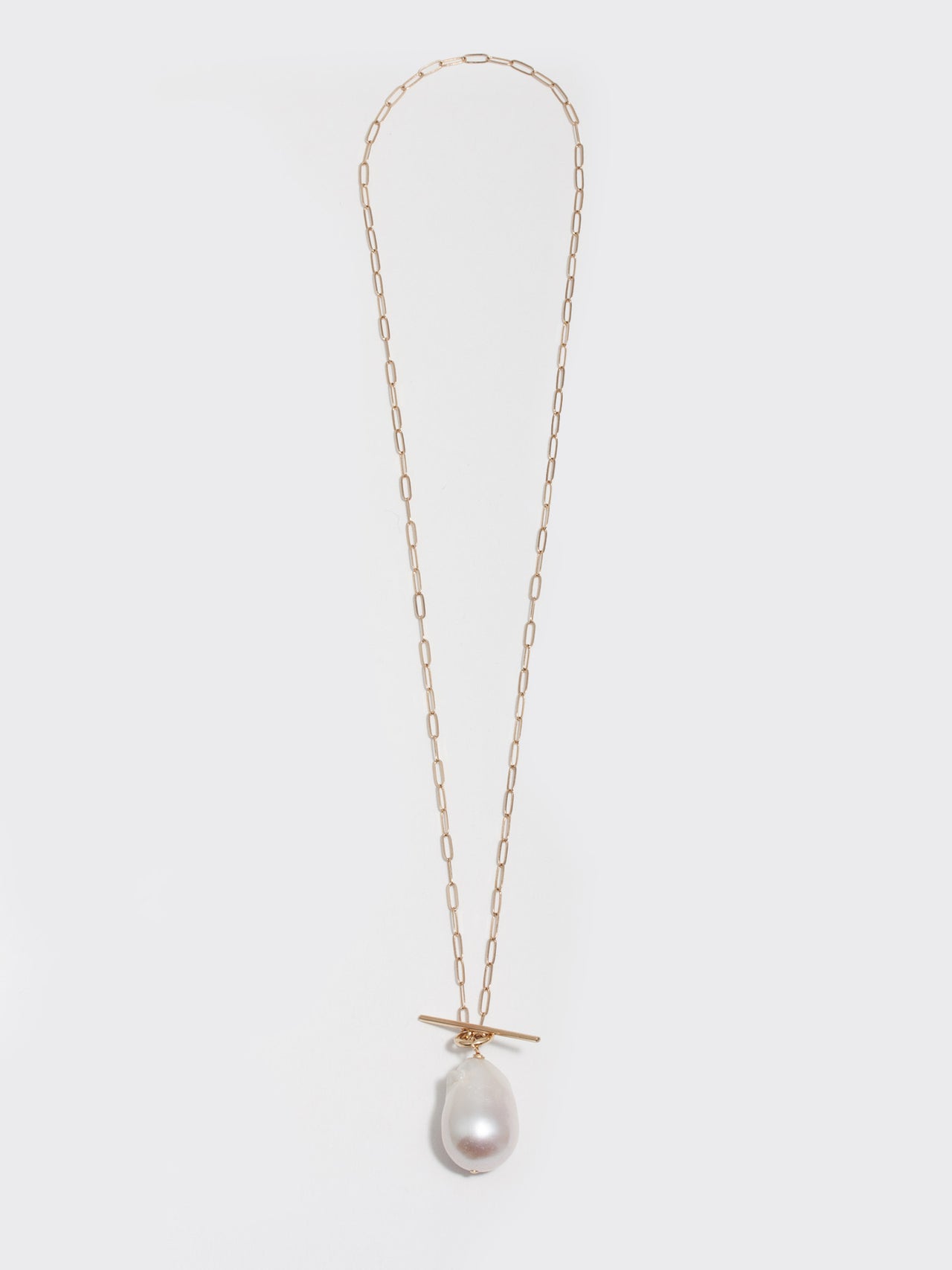 Pearl & Toggle Necklace