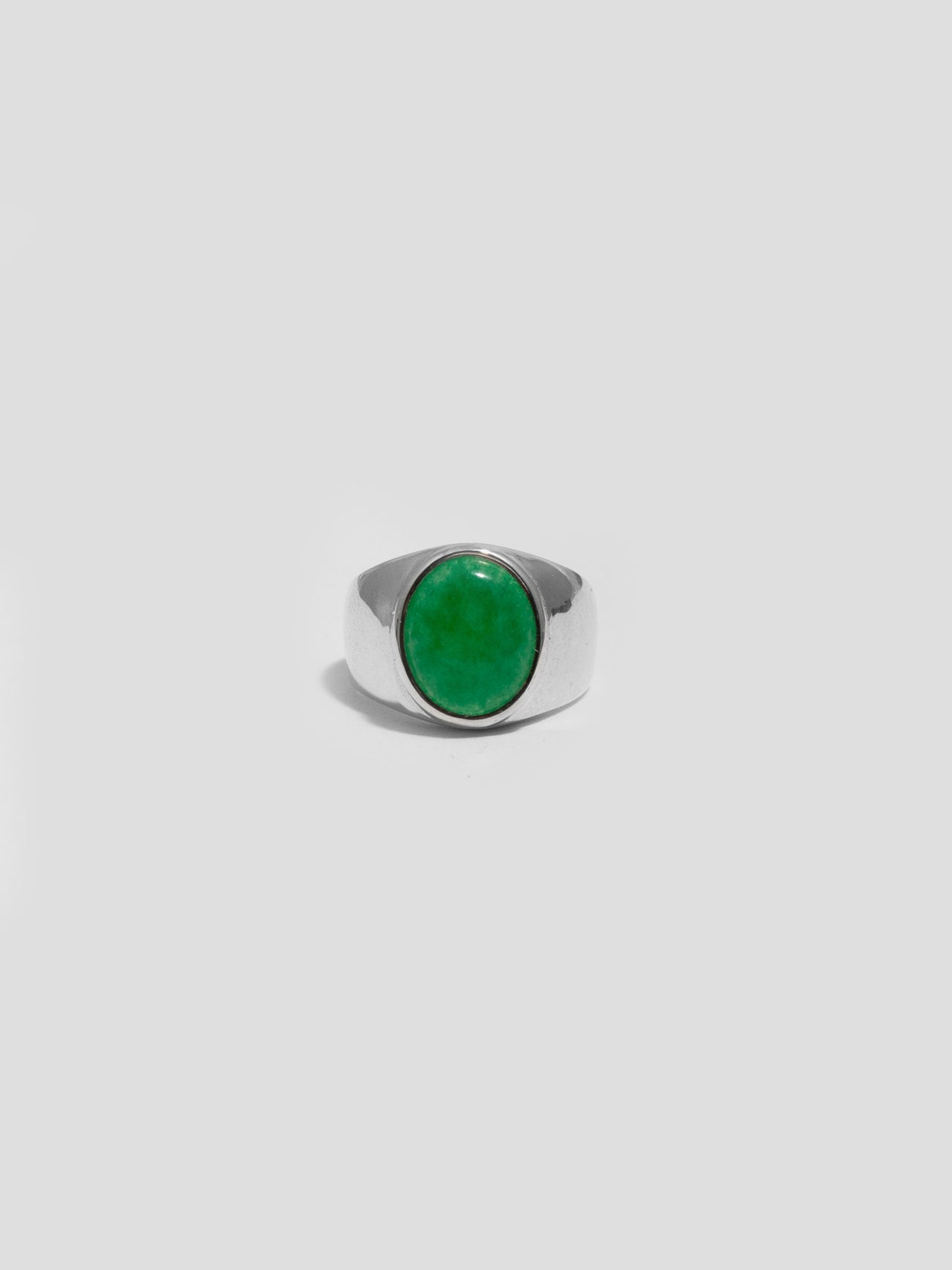 Sterling Silver Classico Jade Signet