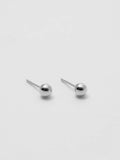 Sterling Silver Sphere Studs
