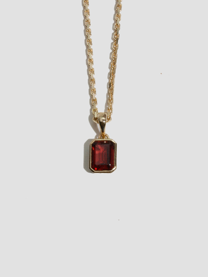 Scarlet Medallion Pendant
