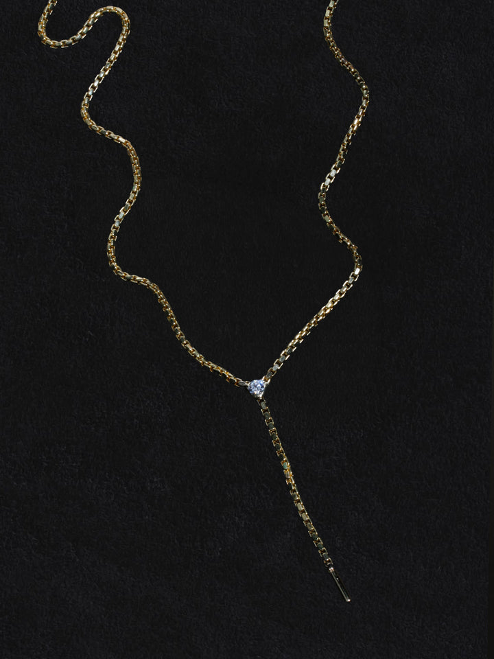 Elowen Solitaire Lariat