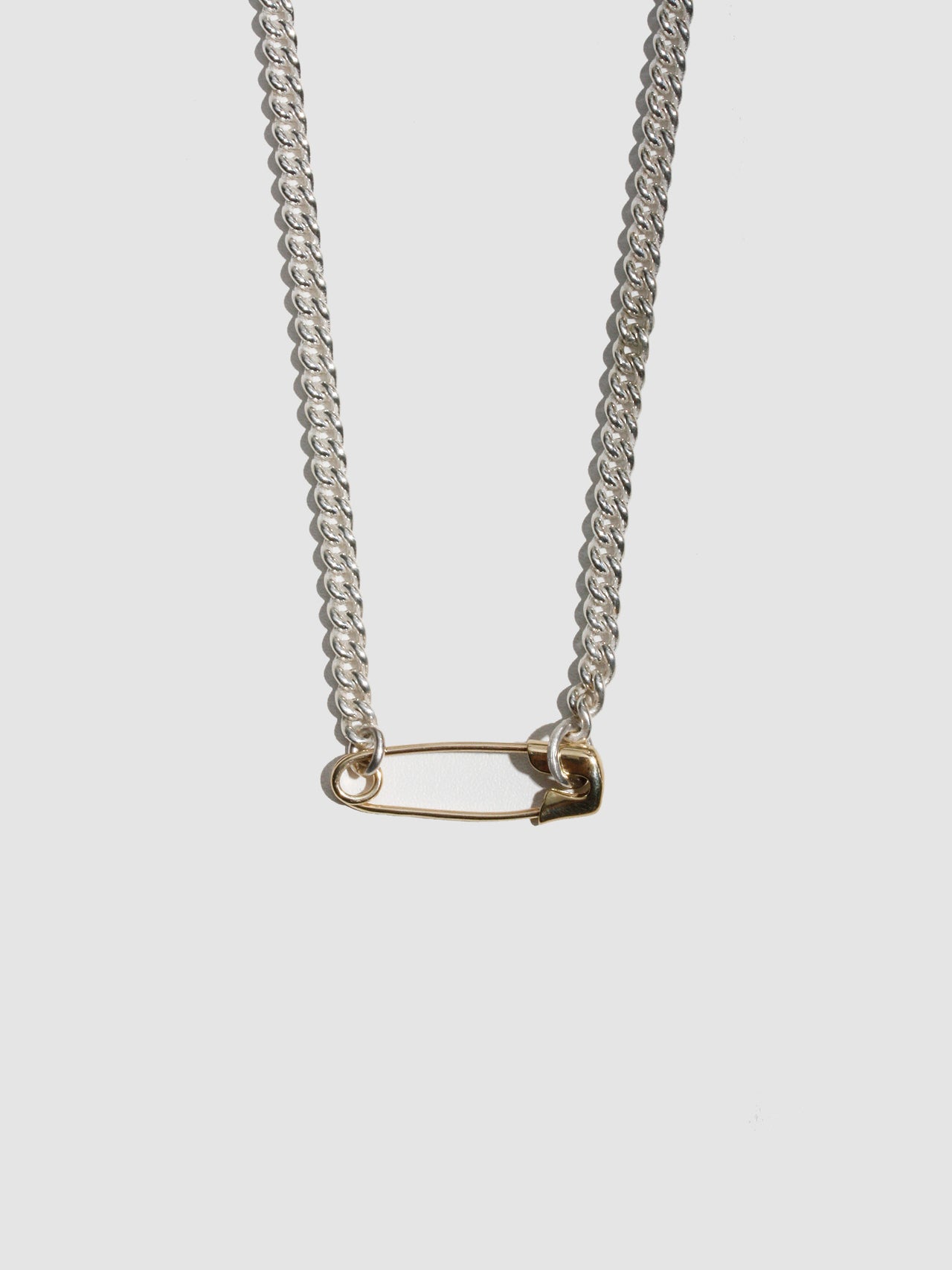 XL Industrial Safety Pin Necklace