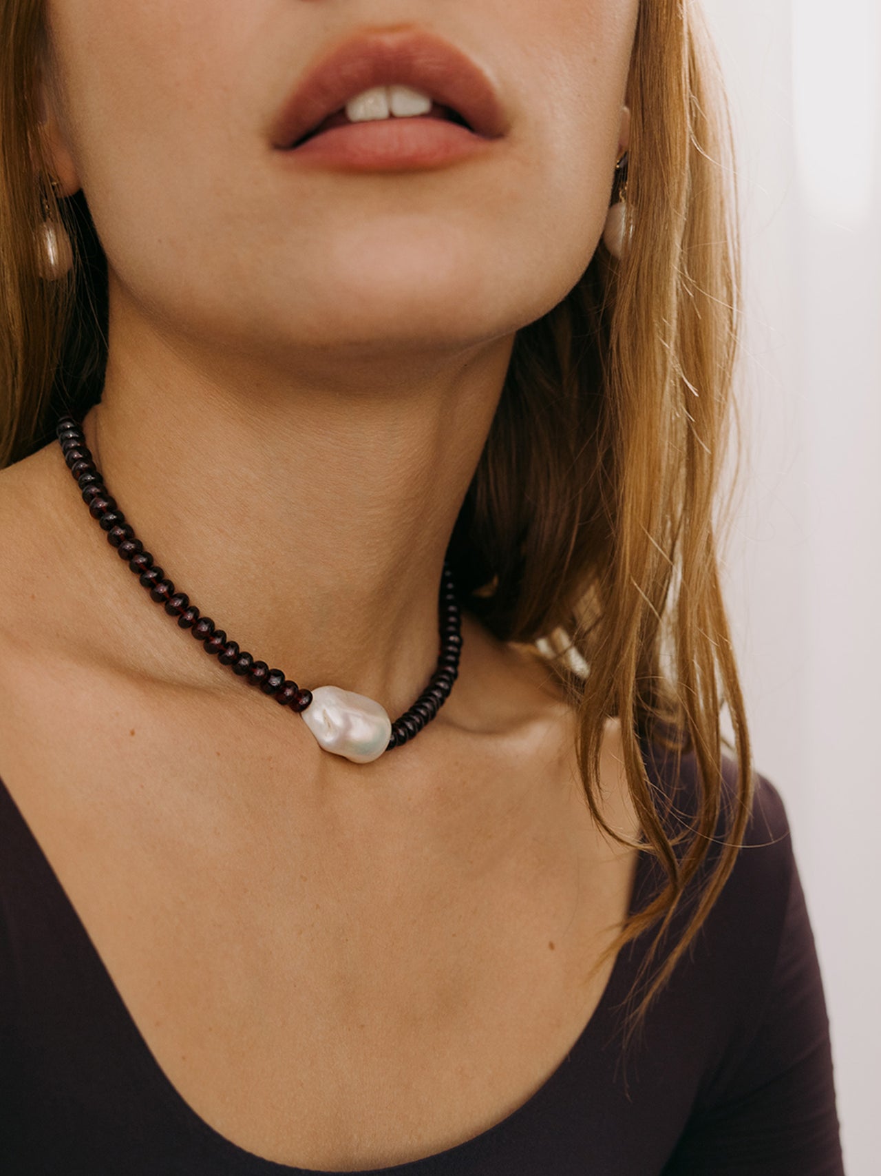 Scarlet Baroque Necklace