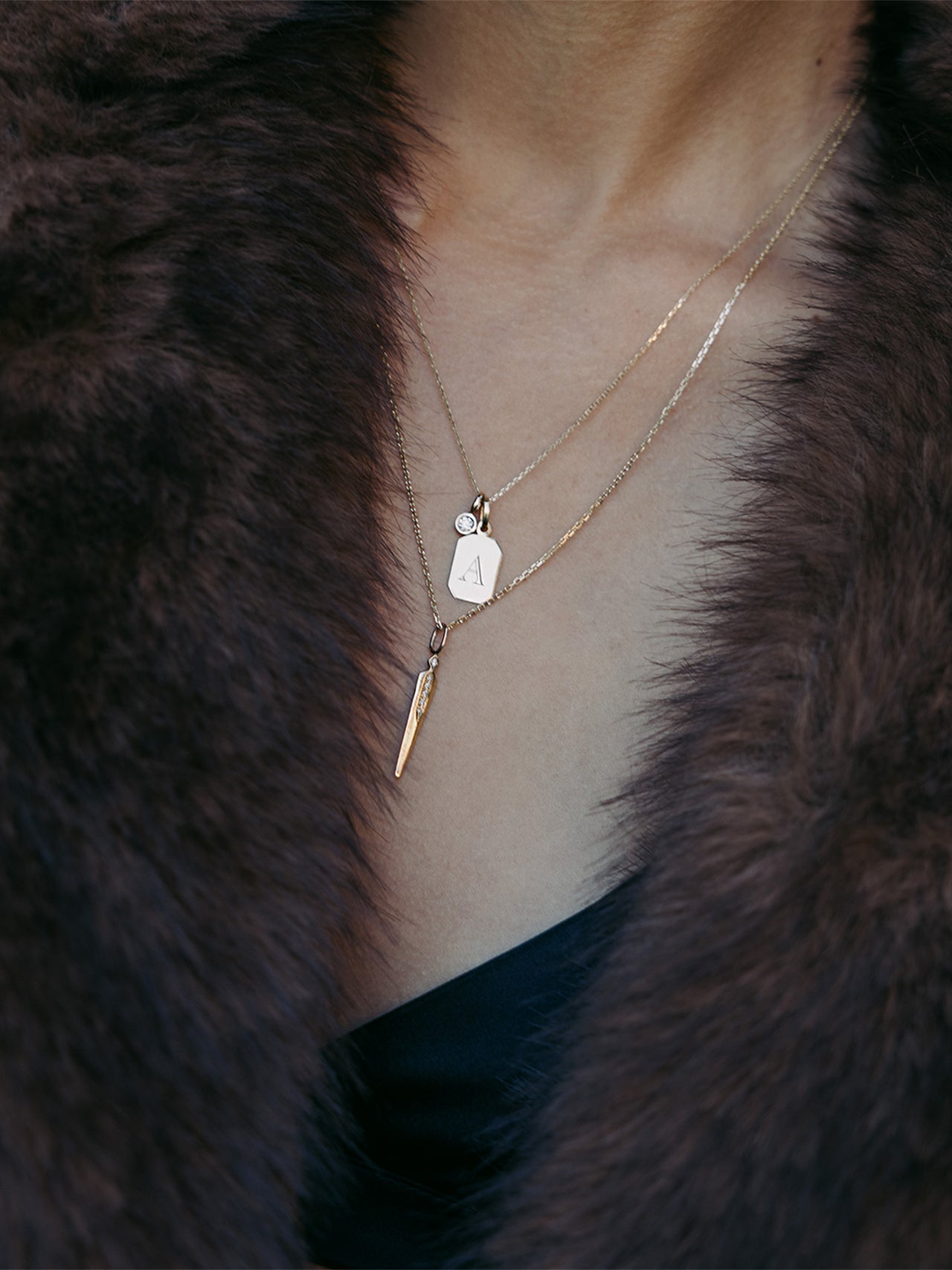 Octagonal ID Pendant