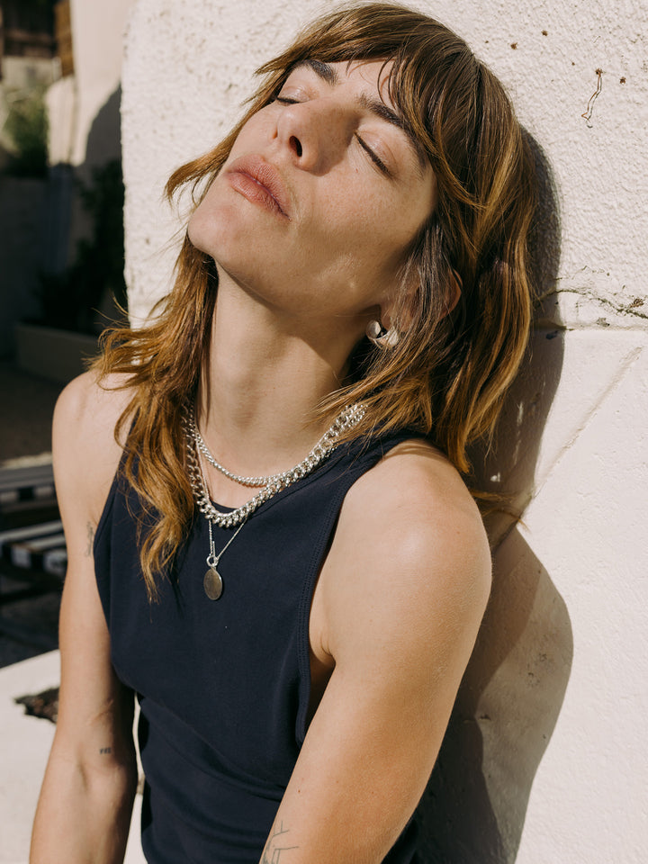 Mini Dome Hoops pictured on model. 