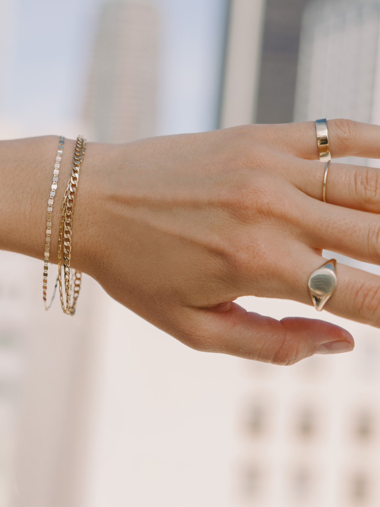 XL Lightweight Havana Chain Bracelet
