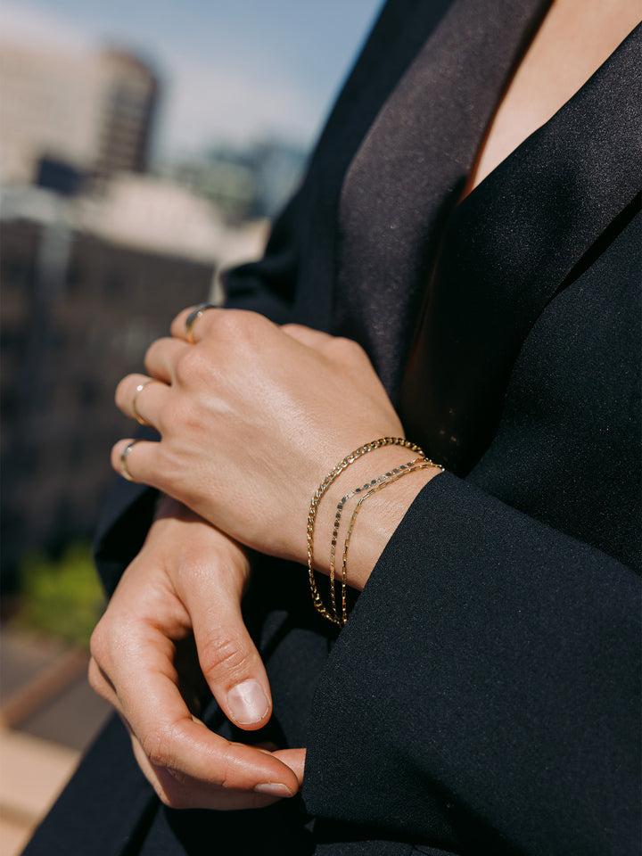 XL Lightweight Havana Chain Bracelet