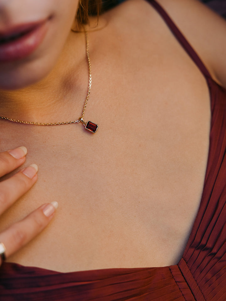 Scarlet Medallion Pendant