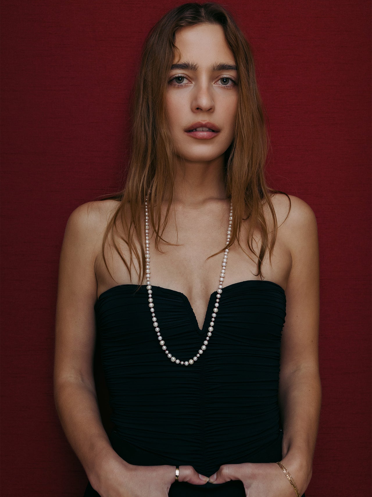 Opera Wrap Pearl Strand