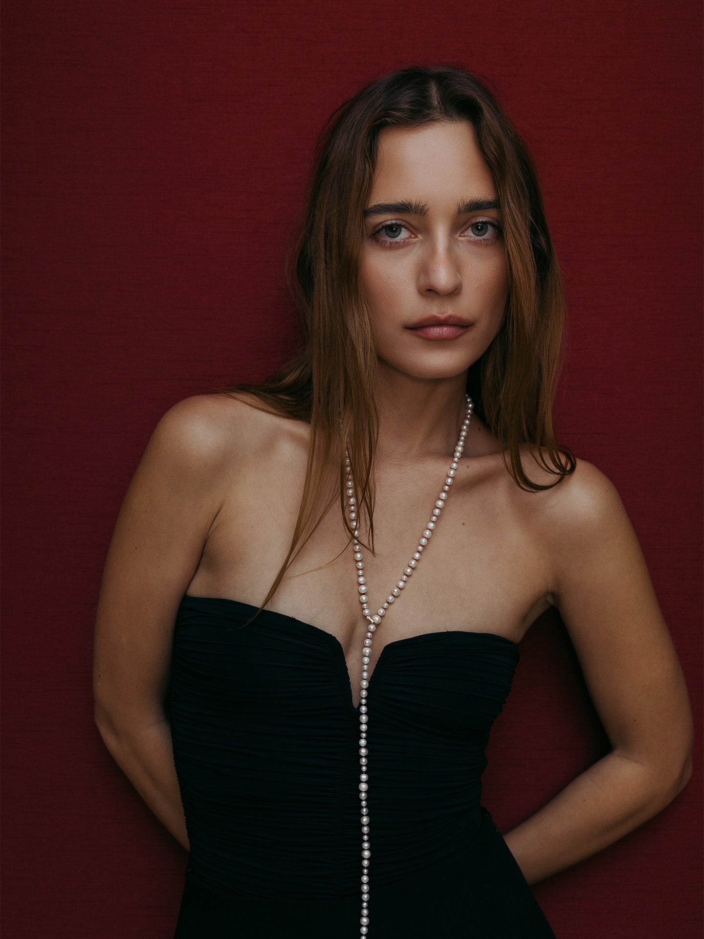 Opera Wrap Pearl Strand