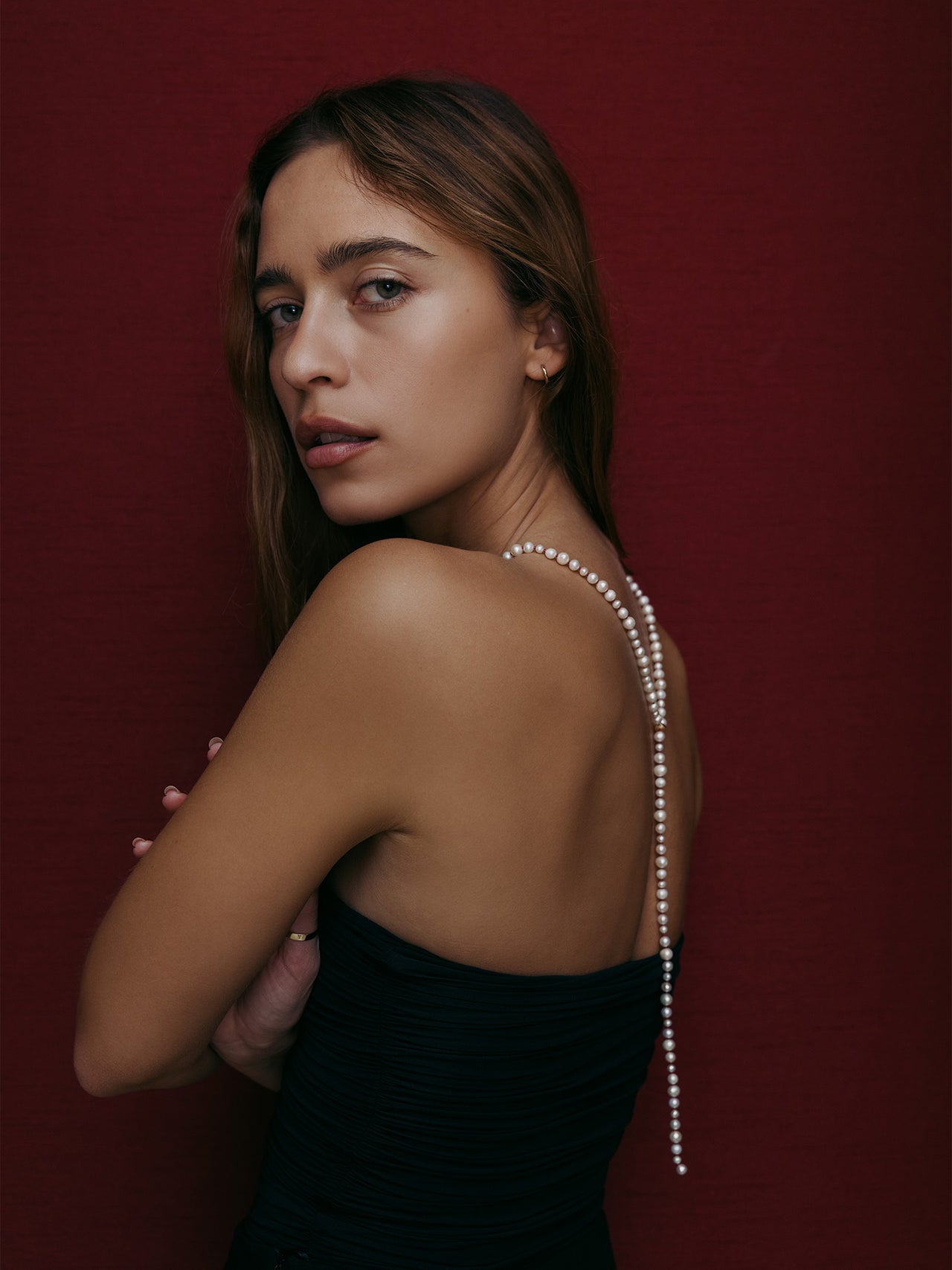 Opera Wrap Pearl Strand