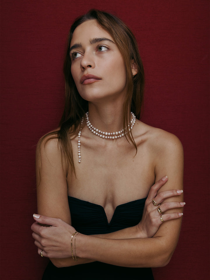 Opera Wrap Pearl Strand