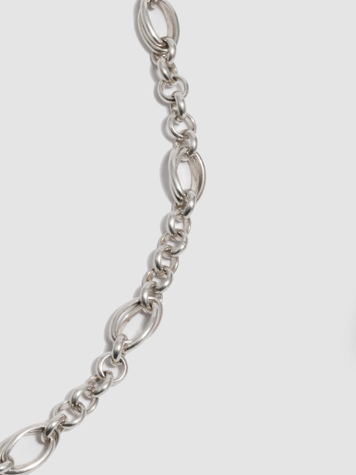 Sterling Silver Mixed Link Chain - Archival Collection