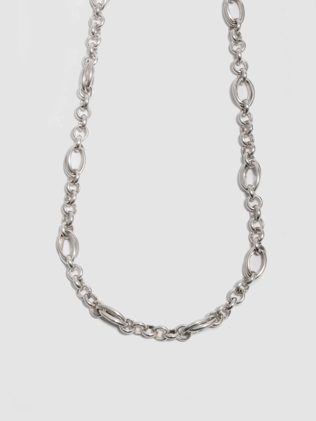 Sterling Silver Mixed Link Chain - Archival Collection