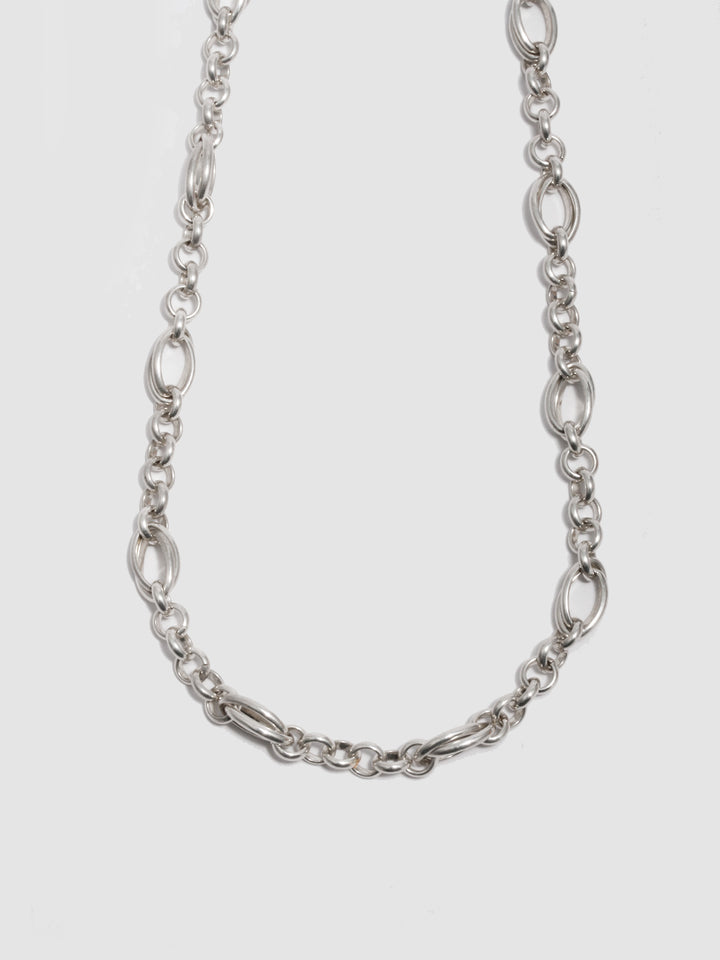 Sterling Silver Mixed Link Chain - Archival Collection