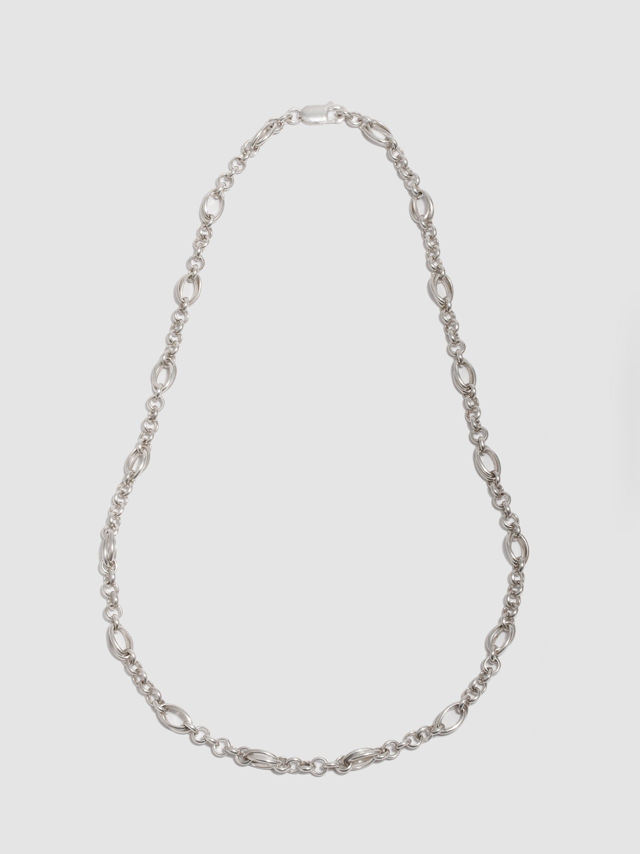 Sterling Silver Mixed Link Chain - Archival Collection