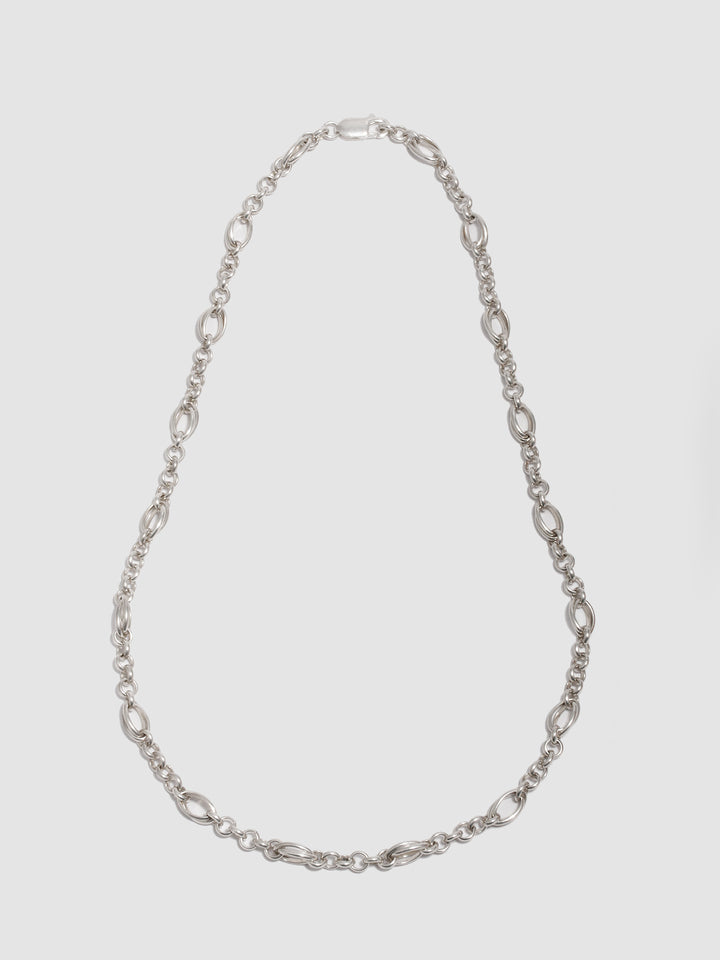 Sterling Silver Mixed Link Chain - Archival Collection