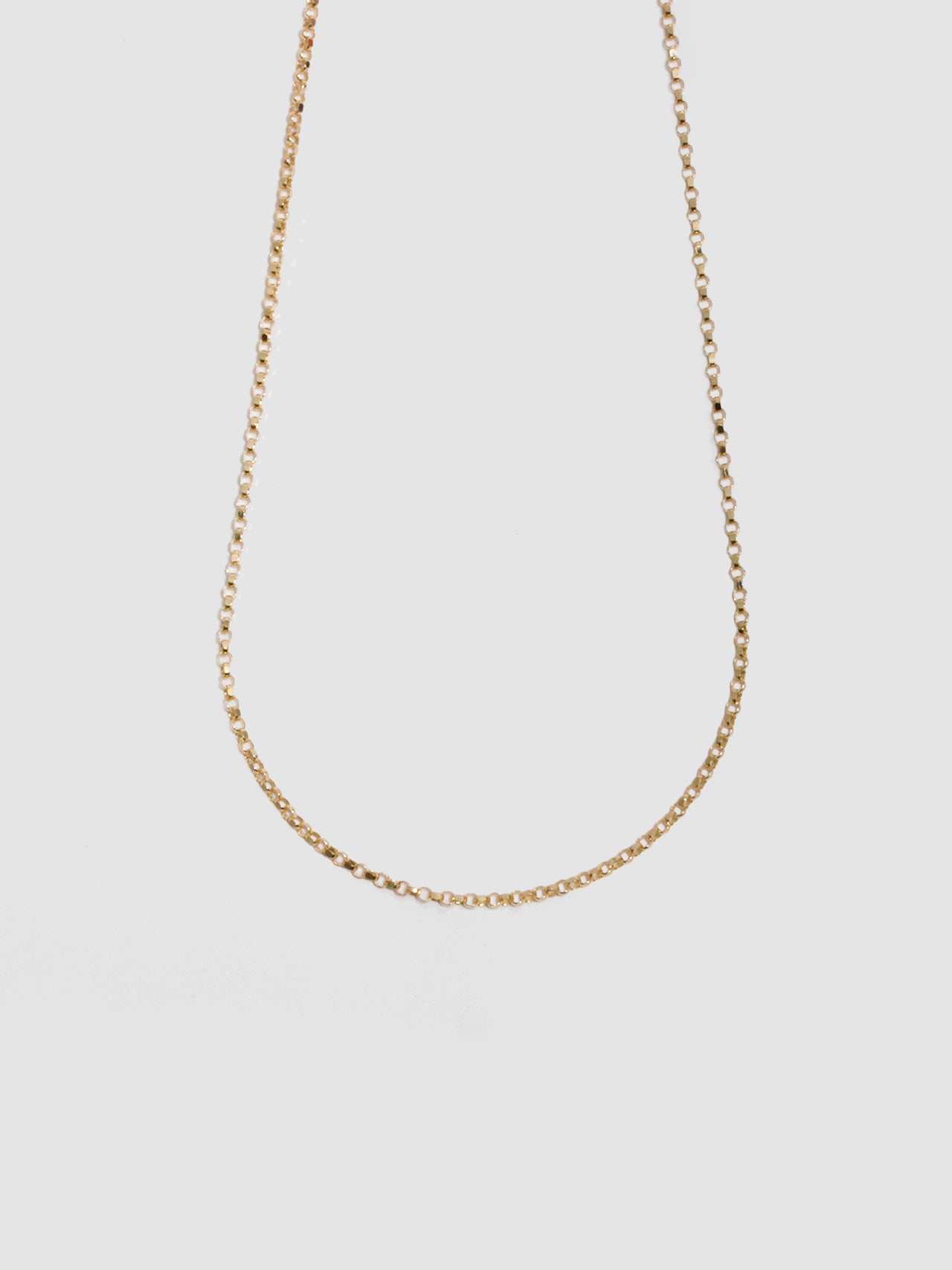 Petite Rolo Chain Necklace - Archival Collection