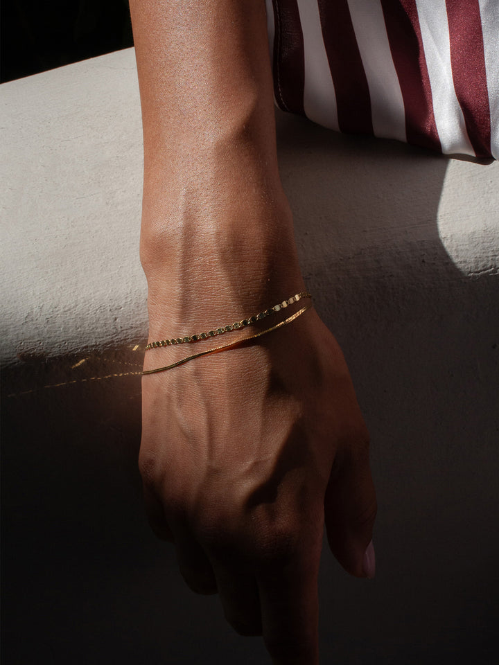Demi Herringbone Bracelet – Loren Stewart