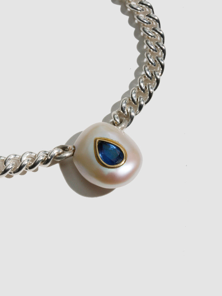 Pearl Evil Eye Bracelet - Archival Collection