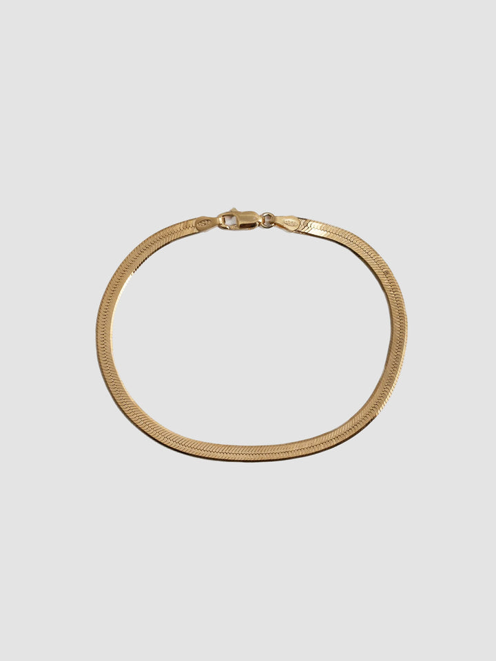 Vermeil Herringbone Bracelet