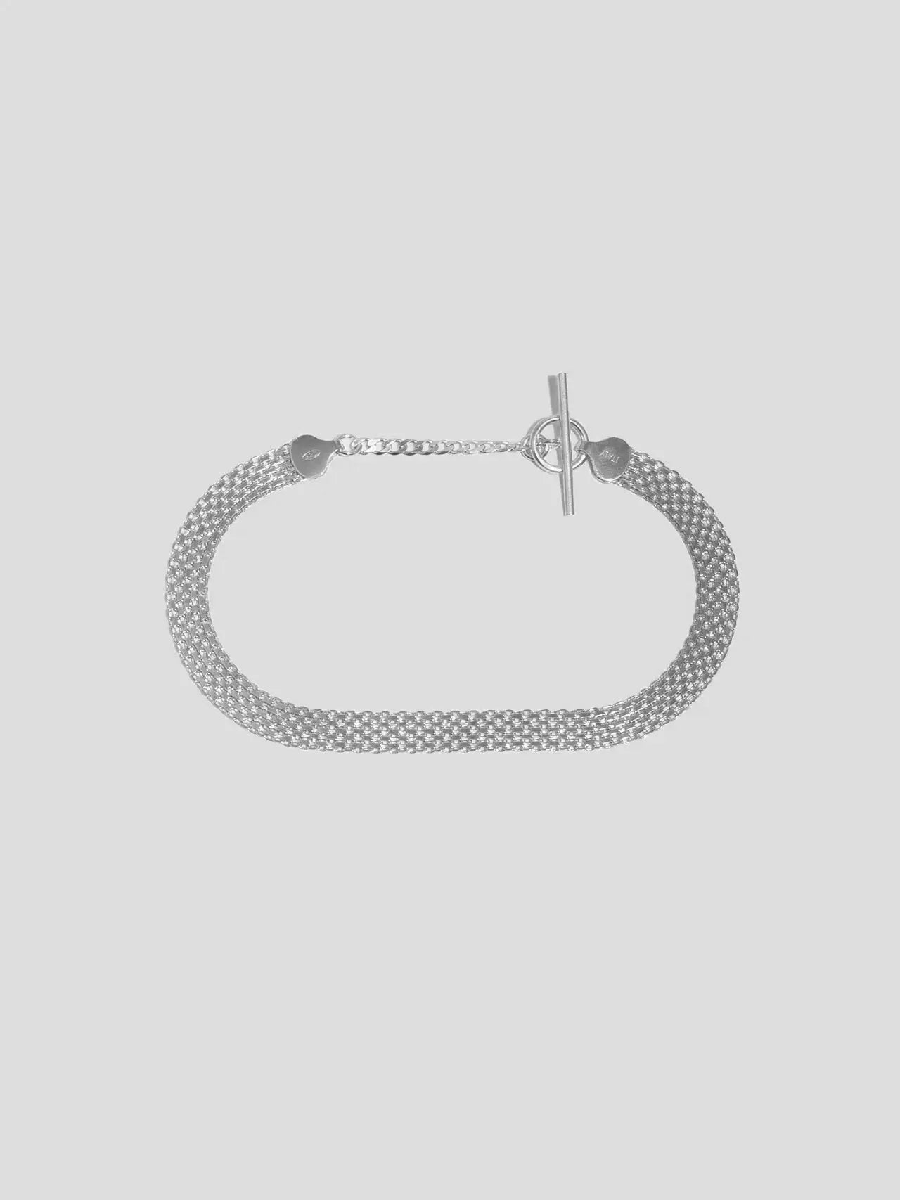 Sterling Silver Chainmail Anklet