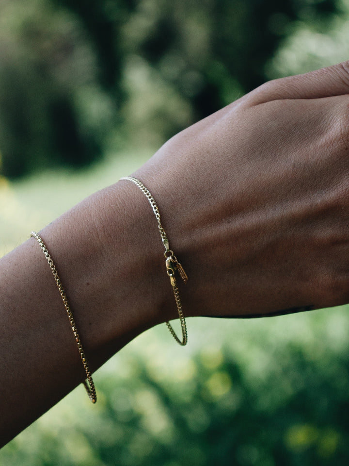 ゴールド チェーンバングル Loren Stewart k14 Venetian Chain Bracelet – Loren Stewart