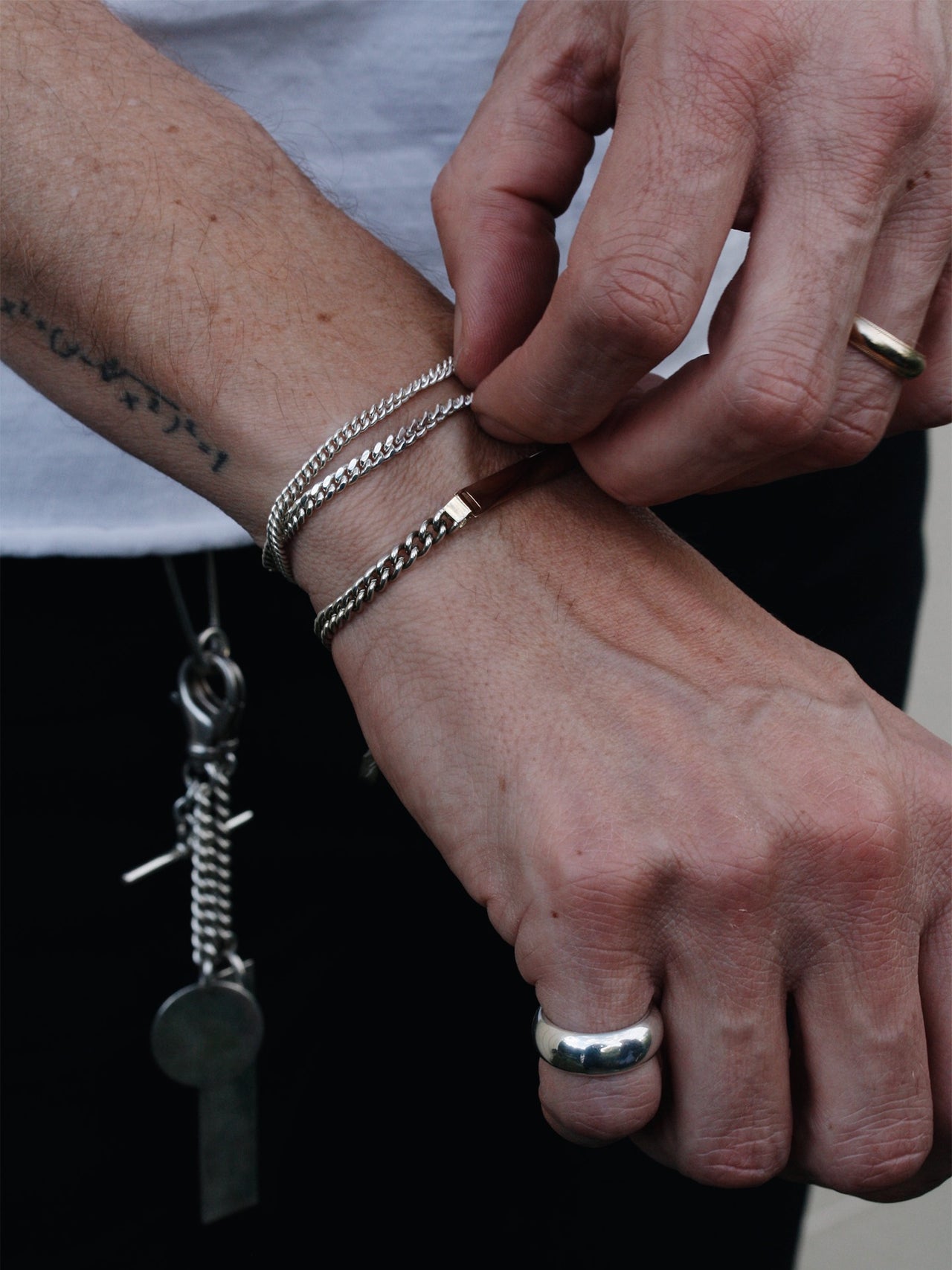 Sterling Silver Curb Chain Bracelet