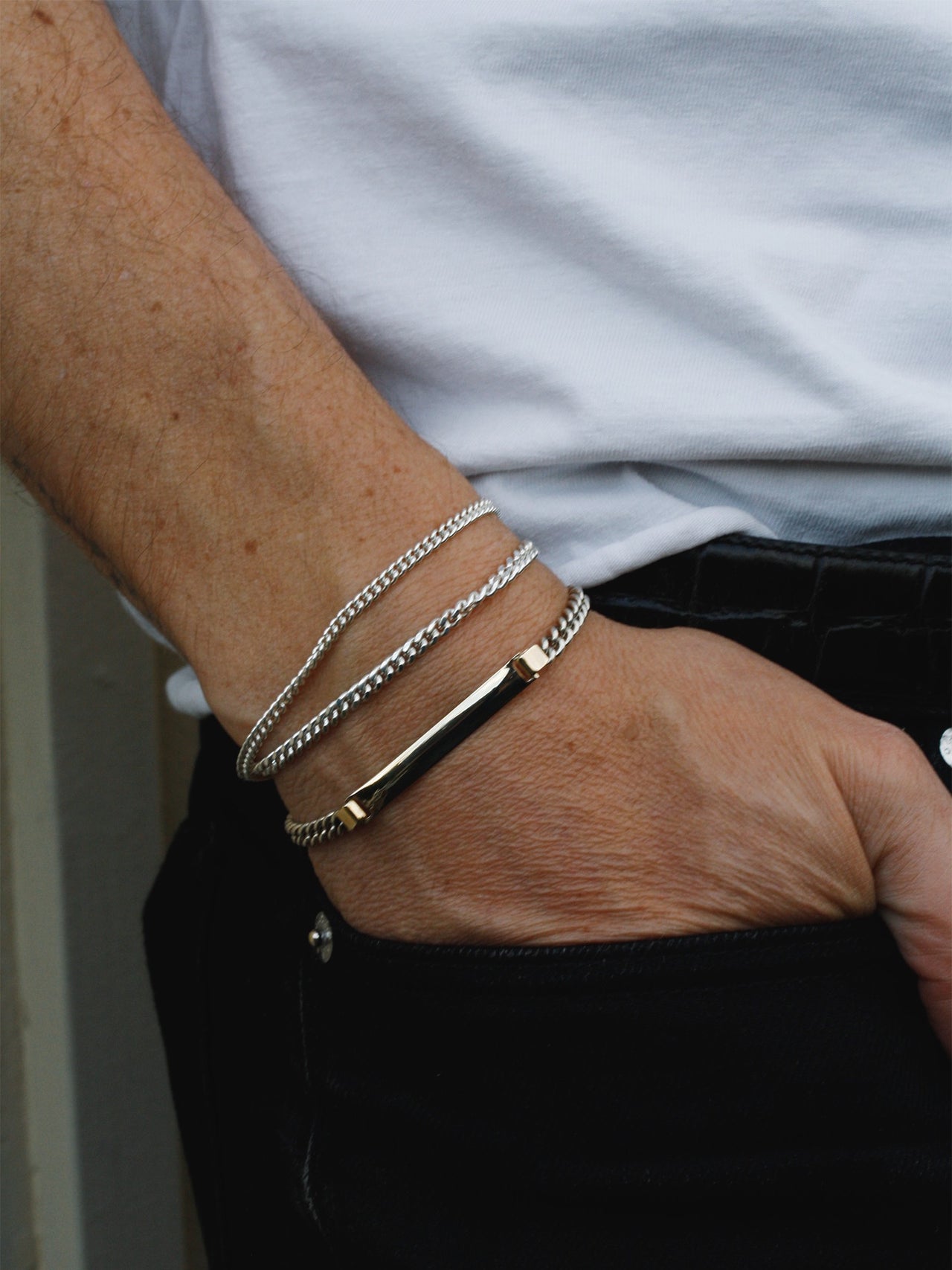 Sterling Silver Curb Chain Bracelet