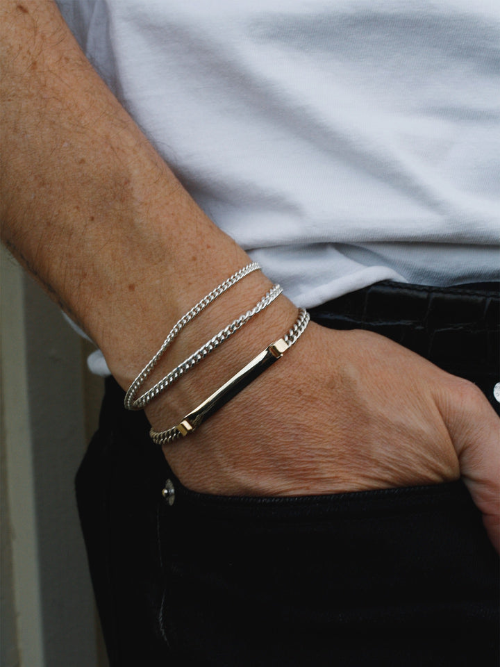 Sterling Silver Curb Chain Bracelet