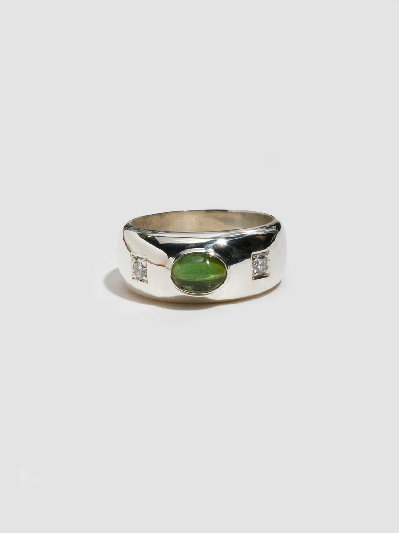 Gentry Diamond Oval Ring