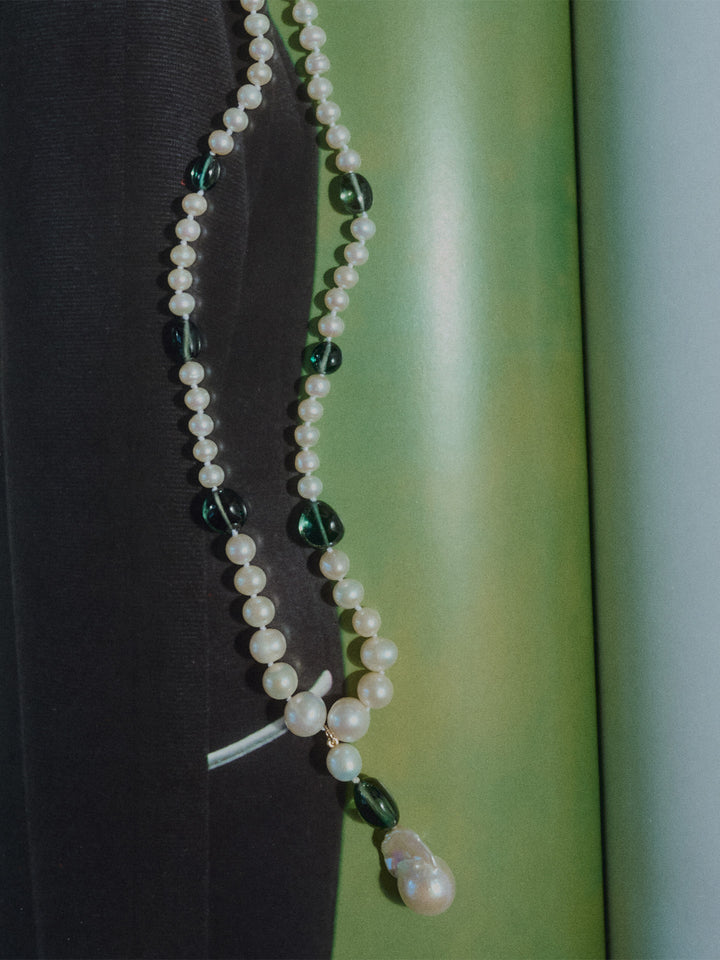 Poet Y Pearl Necklace