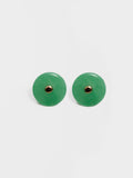 Malay Jade Stone Studs  - Archival Collection