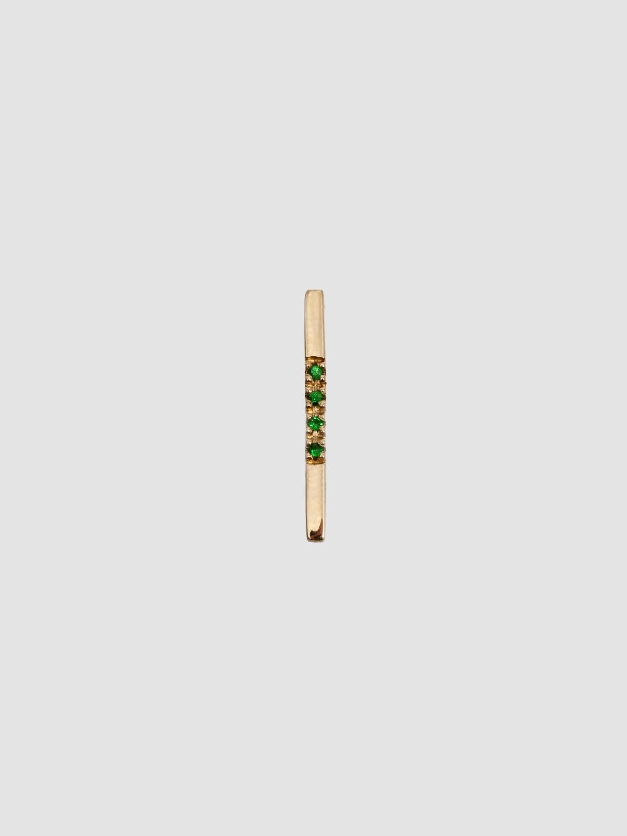 Tsavorite Long Rod Stud