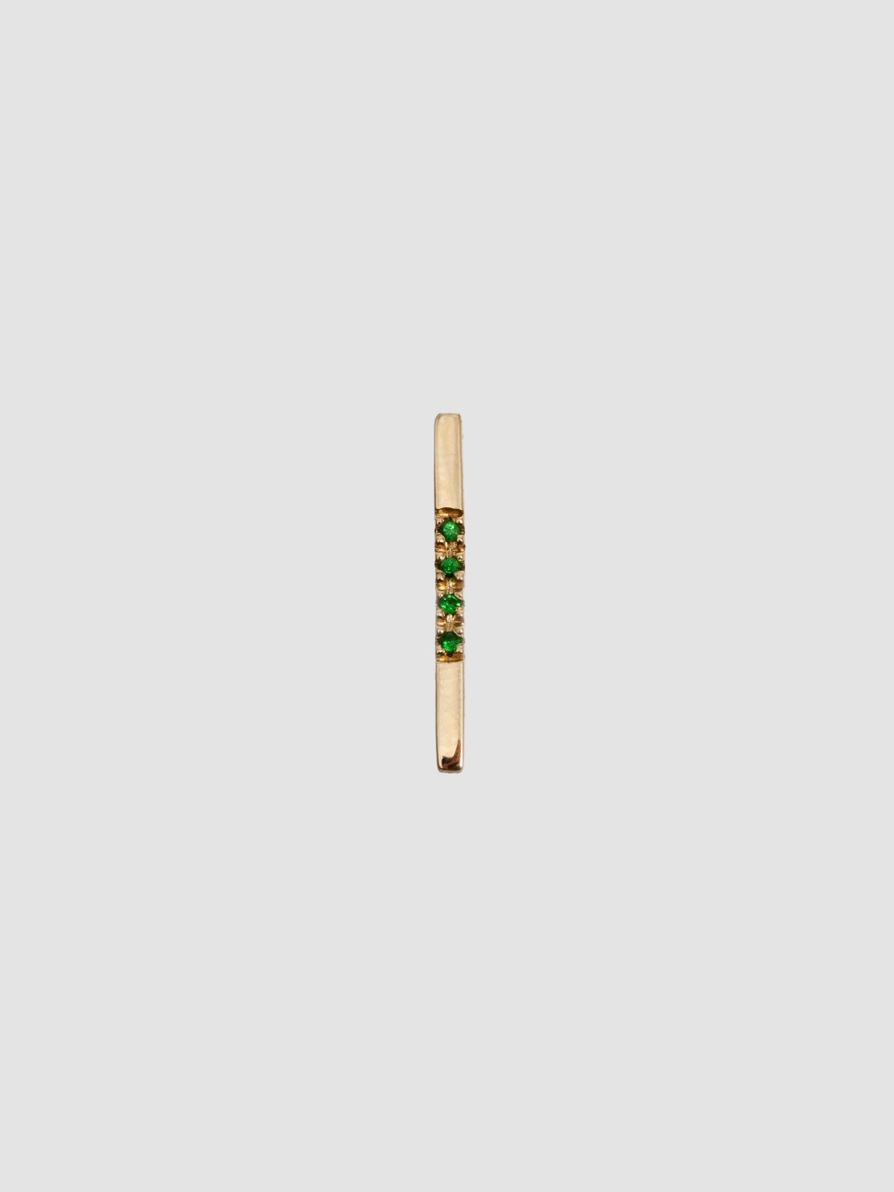 Tsavorite Long Rod Stud