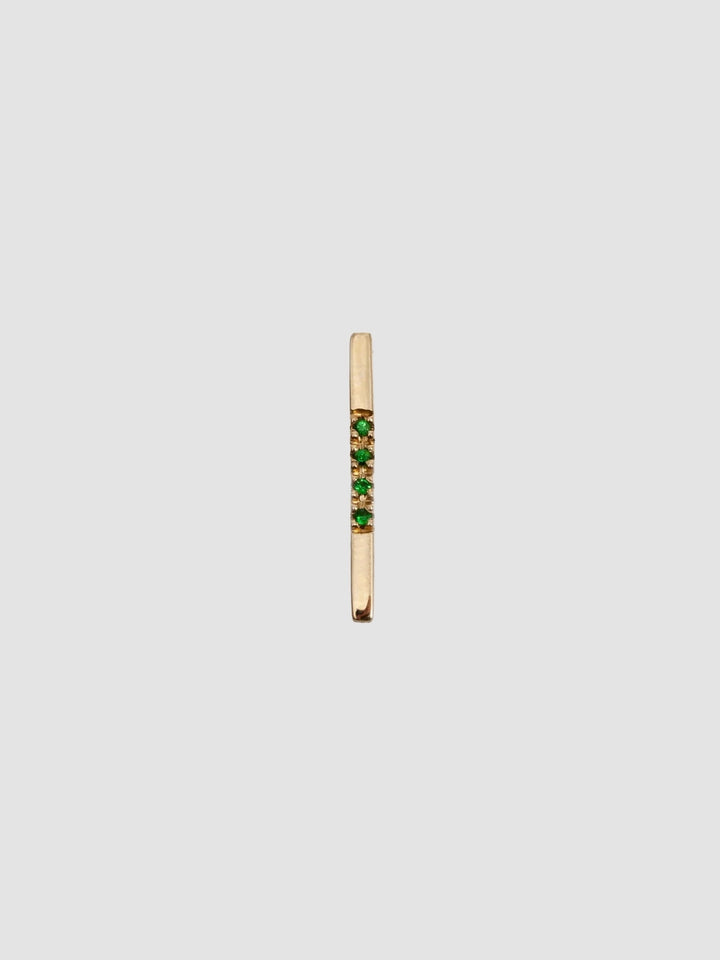 Tsavorite Long Rod Stud