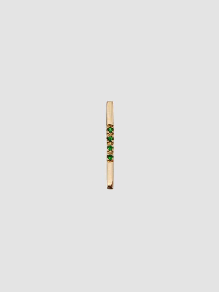 Tsavorite Long Rod Stud