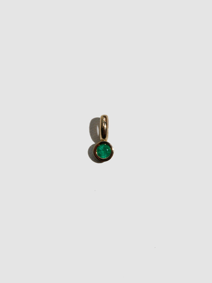 Emerald Bezel Pendant