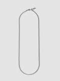 A sterling silver petite havana chain necklace with a lobster clasp, displayed on a plain background.
