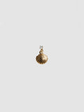 Diamond Sea Shell Stud - Archival Collection