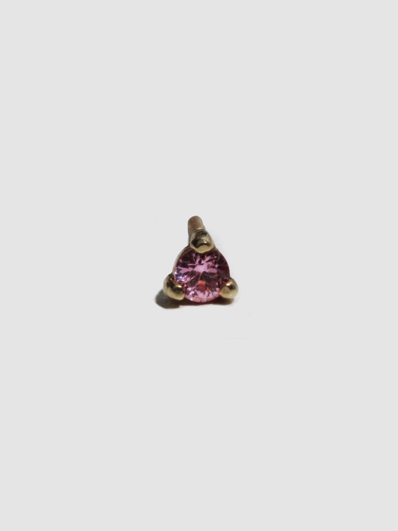 Pink Sapphire Stud - Archival Collection