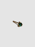 3mm Emerald Studs - Archival Collection