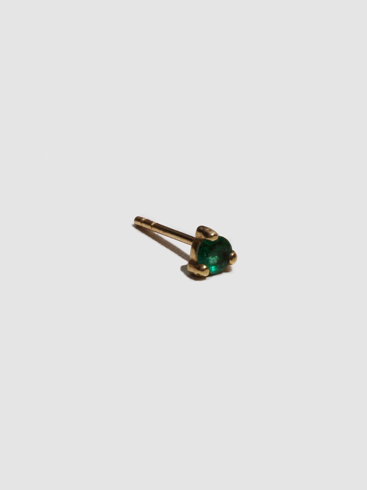 3mm Emerald Studs - Archival Collection