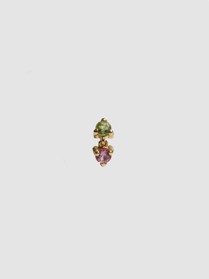 Deux Gem Link Stud - Archival Collection